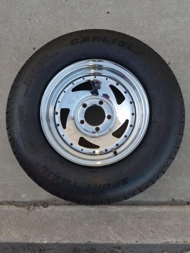 Trailer Wheel Tire Rim 225/75/14 225 75 14