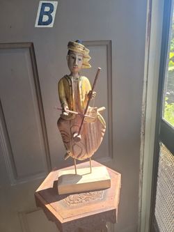 Folk art hand painted figurine