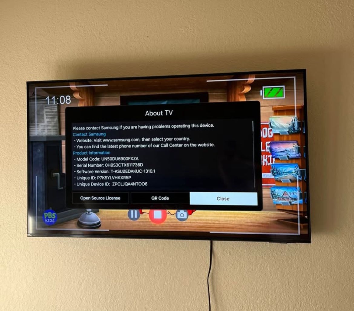 50” Samsung 4K Tv