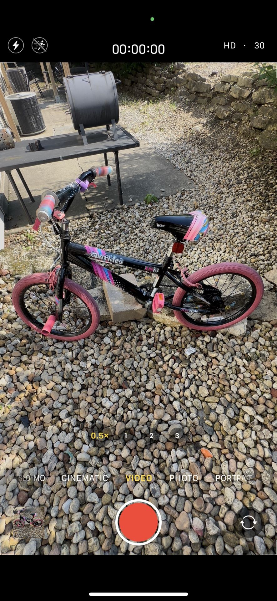 Girls Bike 18”