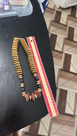 Wooden Bead Necklace