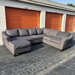 Large Dark blue Sectional Sofa - FREE DELIVERY 