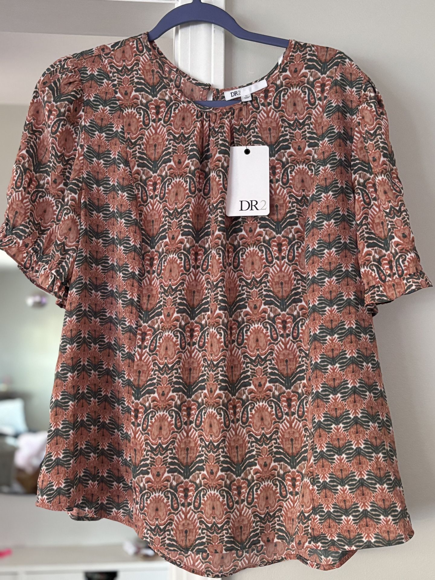 DR2 Women's Multicolor Patterned Top