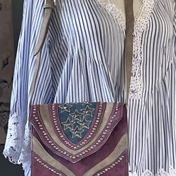 American Flag Purse with Rhinestones Crossbody Bag for 4th of July Patriotic Events  