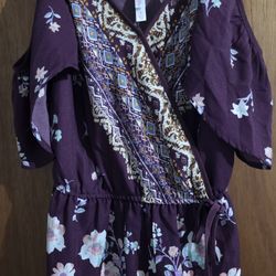 Boho Floral Romper