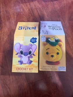 Disney Stitch & Winnie the Pooh Crochet Kits