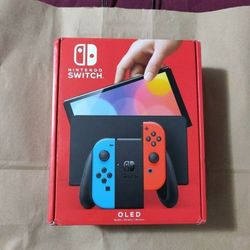 Black Nintendo Switch OLED With 2 Games