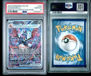 Charizard ex 234/091 SV Paldean Fates SIR Holo English PSA 10