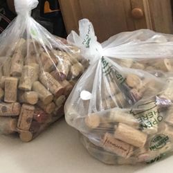 2 bags of Corks for Arts and Crafts - condition: used