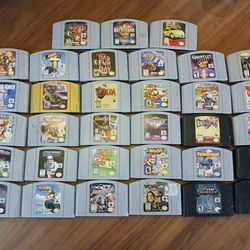 N64 Game Lot (Message For Individual Games)
