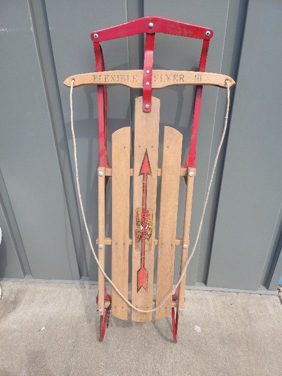 Vintage Flexible Flyer III Sled
