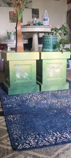Pair of Vintage MCM  Chesanes
Stands