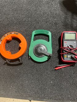 ELECTRICAL TOOLS ( fish tapes and Meter)$75 ALL