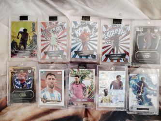 Lamine Yamal Lionel Messi numbered cards