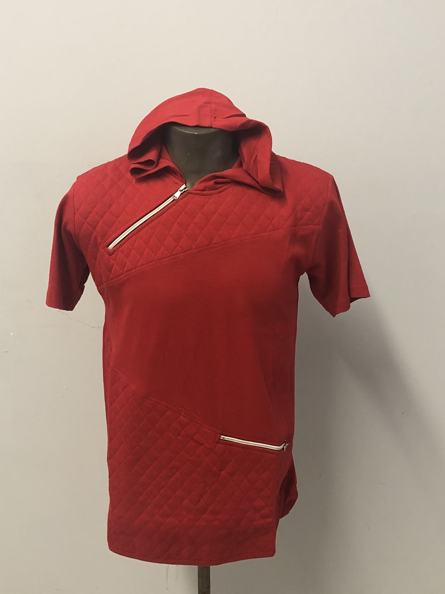 Arketype Hoody Red S/S Modern Fit Front Zipper