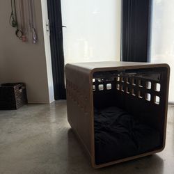 Fable Walnut Dog Crate