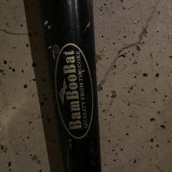 Wood Baseball Bat (bamboobat)