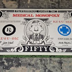Medical Monopoly Board Game (1979) 100% Complete, Excellent Condition!!