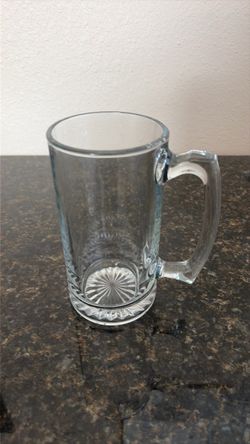 Clear Glass Beer Mug