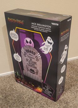 Jack Skellington Animated Tombstone Creeper