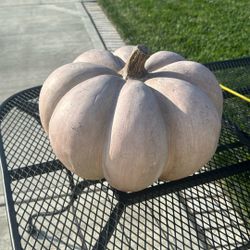 Resin Pumpkin- Tan Orange Color