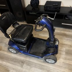 Pride victory, riding scooter