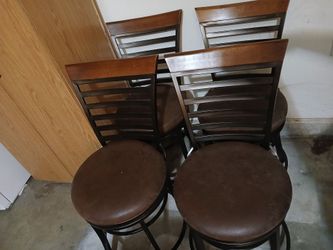 Suede Bar Stools