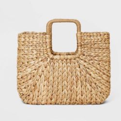 Straw Tote Handbag