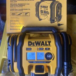 DEWALT  20V MAX CORDLESS AIR INFLATOR  TOOL ONLY BATTERY NOT INCLUDED NEW IN BOX $100 FIRM 