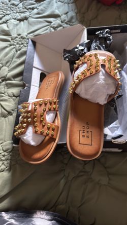 Women slip on sandals