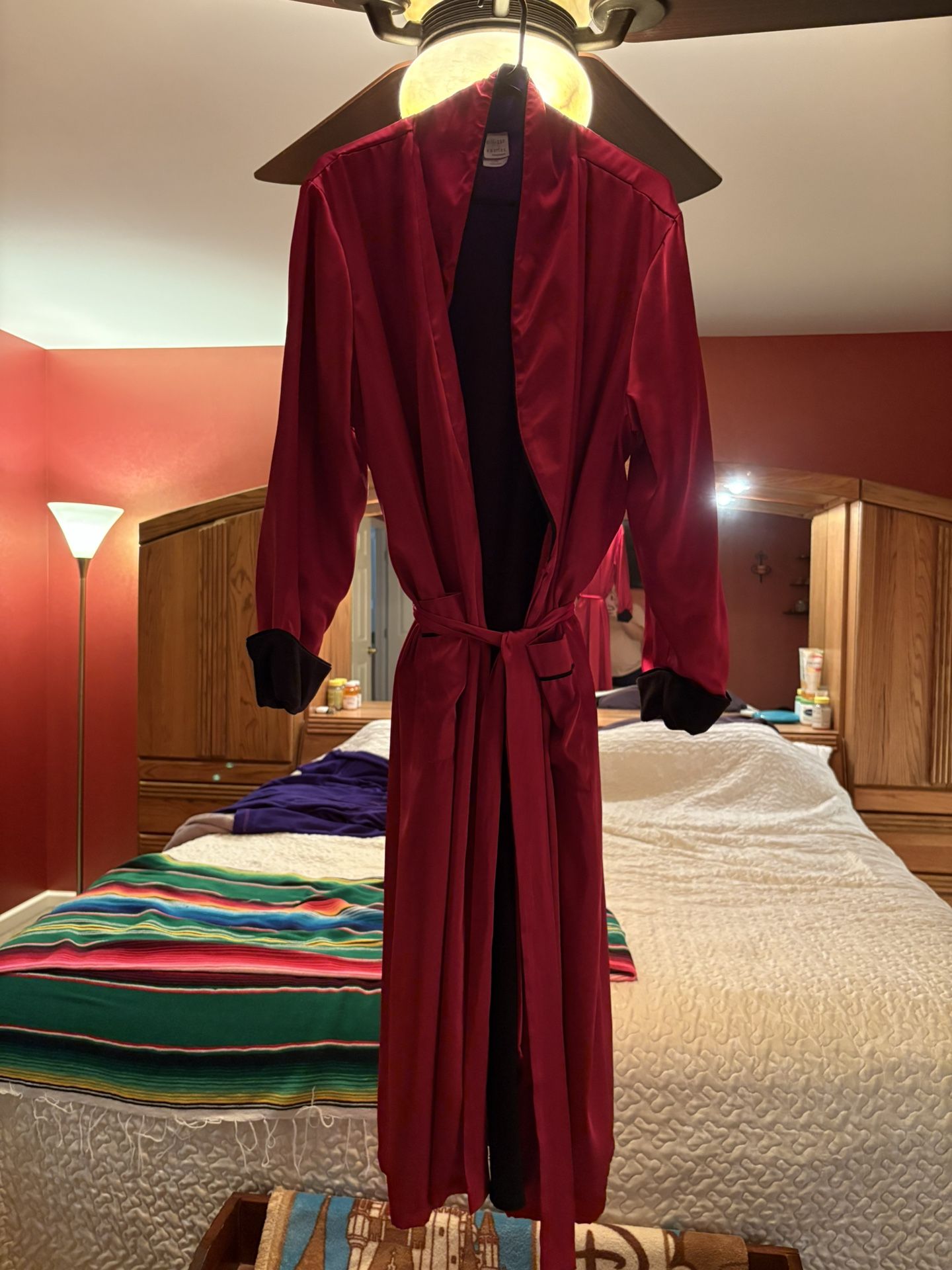 Gilligan & O’Malley Red Satin Robe