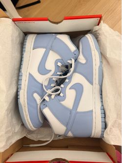 Women’s Nike dunk high size M7.5/W9 white/aluminum