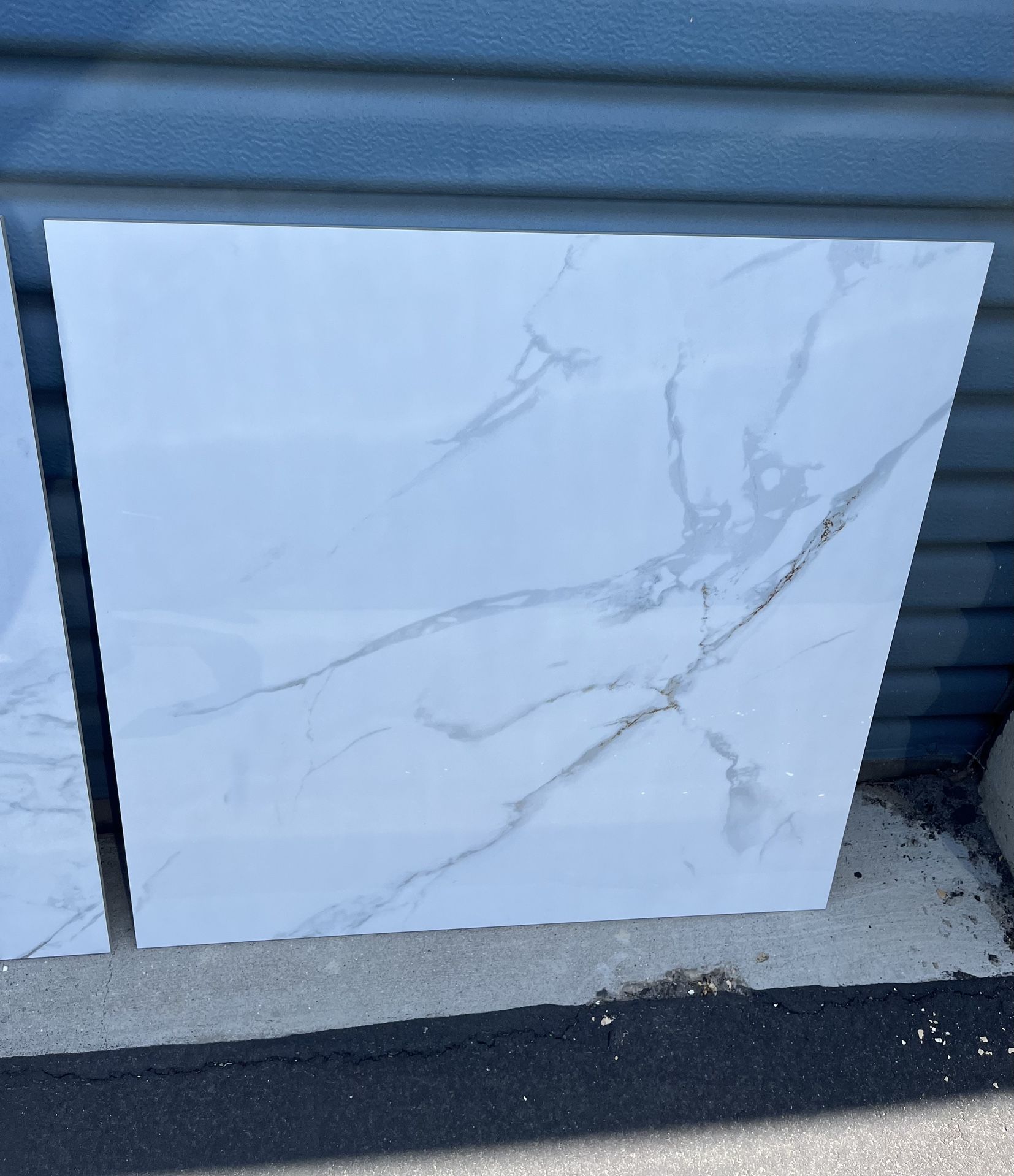 MSI Carrara 24 in. x 24 in. Polished Porcelain Floor and Wall Tile (16 sq. ft. / case)