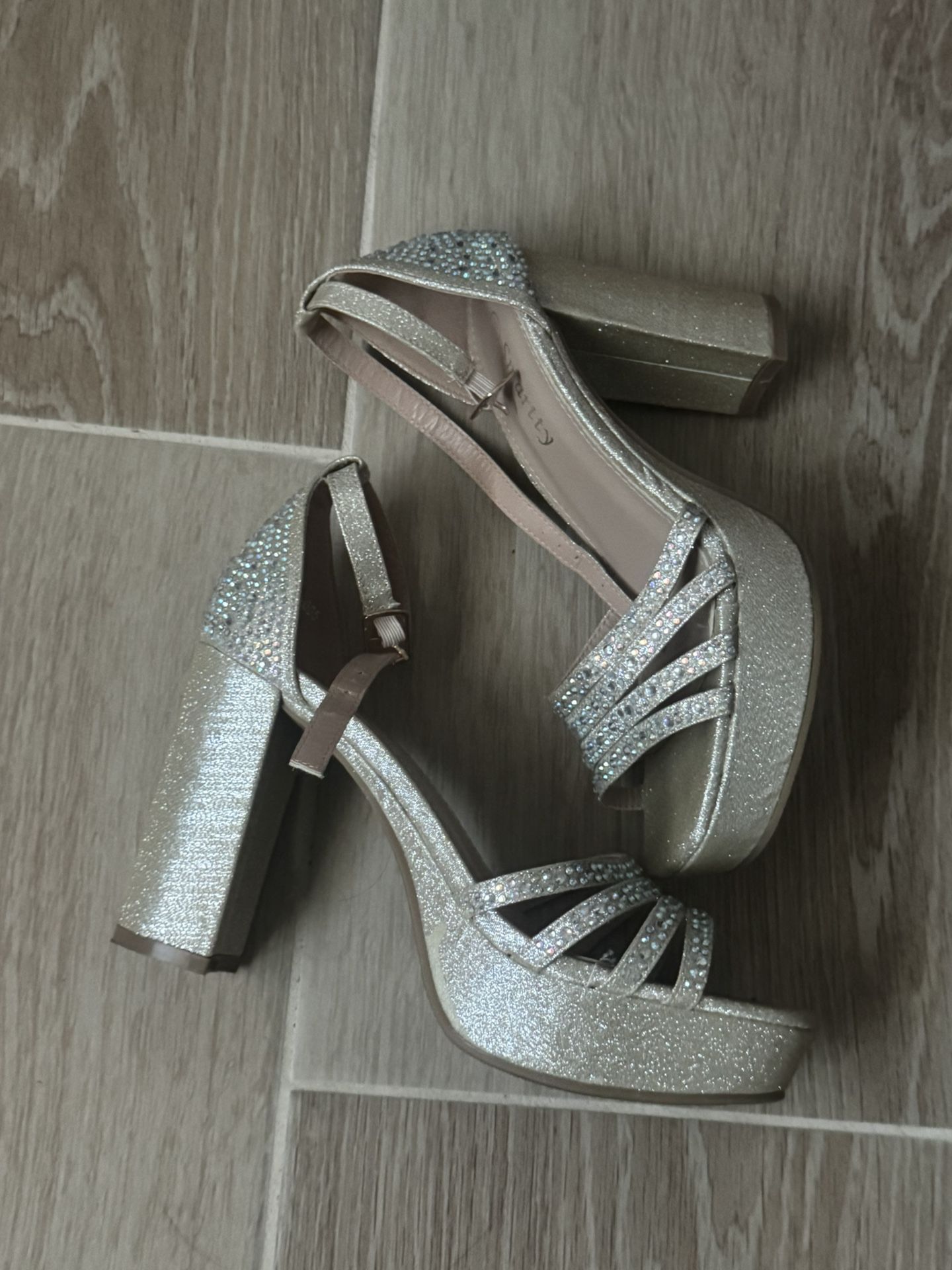 Elegant Rose Gold High Heels