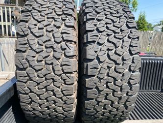 2) 285/70/17 BFGoodrich All Terrain K02 Tires.  Tread measures 12/32  Load Range C  DOT 4524  $350 for Both  I carry other sizes as well