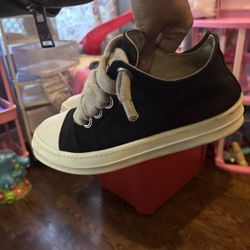 Rick Owen Jumbo Lace Low Sz 44