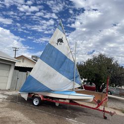 Sailboat And Trailer