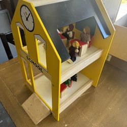 Kids wooden school house 