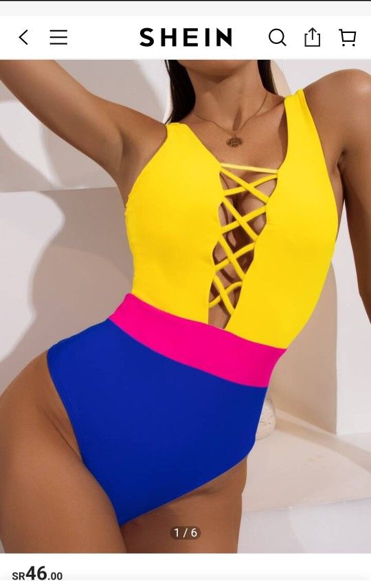 Shein One Peace Bathing Suit XL