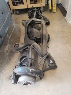 Complete rear suspension with new brakes and rotors 1998 Mercedes C230