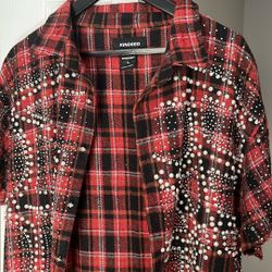 Kindred Rhinestone & Peal Flannel 