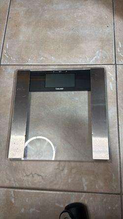 Beurer Digital Body Analysis Bathroom Scale – Glass Body Fat Weight Scale