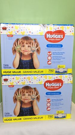 HUGGIES Wipes 792 count