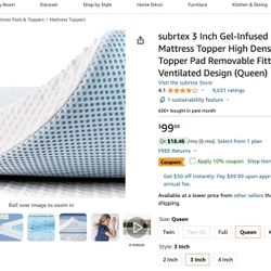 Mattress Queen Size 3Inch