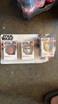 Bitty Boomers Star Wars- CHEWBACCA, STROMROOPER, and DARTH VADER