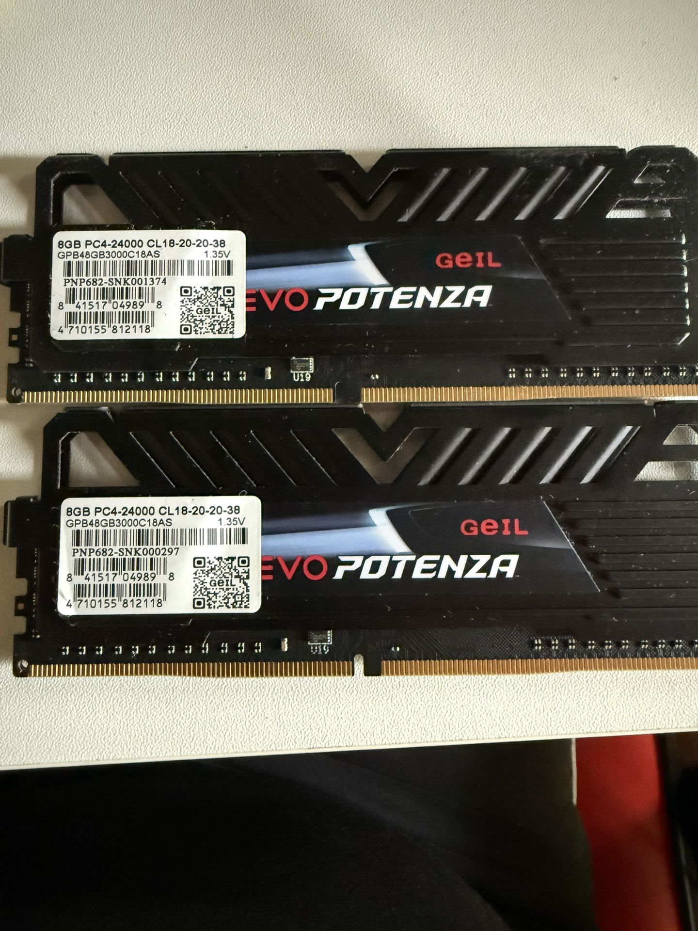 16gb Geil EvoPotenza DDR4 3000mHz RAM