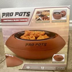 PRO POTS 1.5-Quart Football Slow Cooker - New in Box