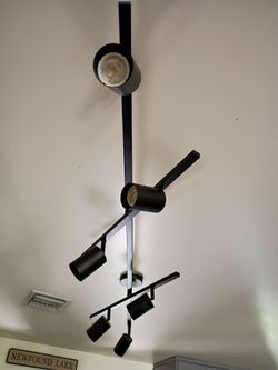 Black ceiling light