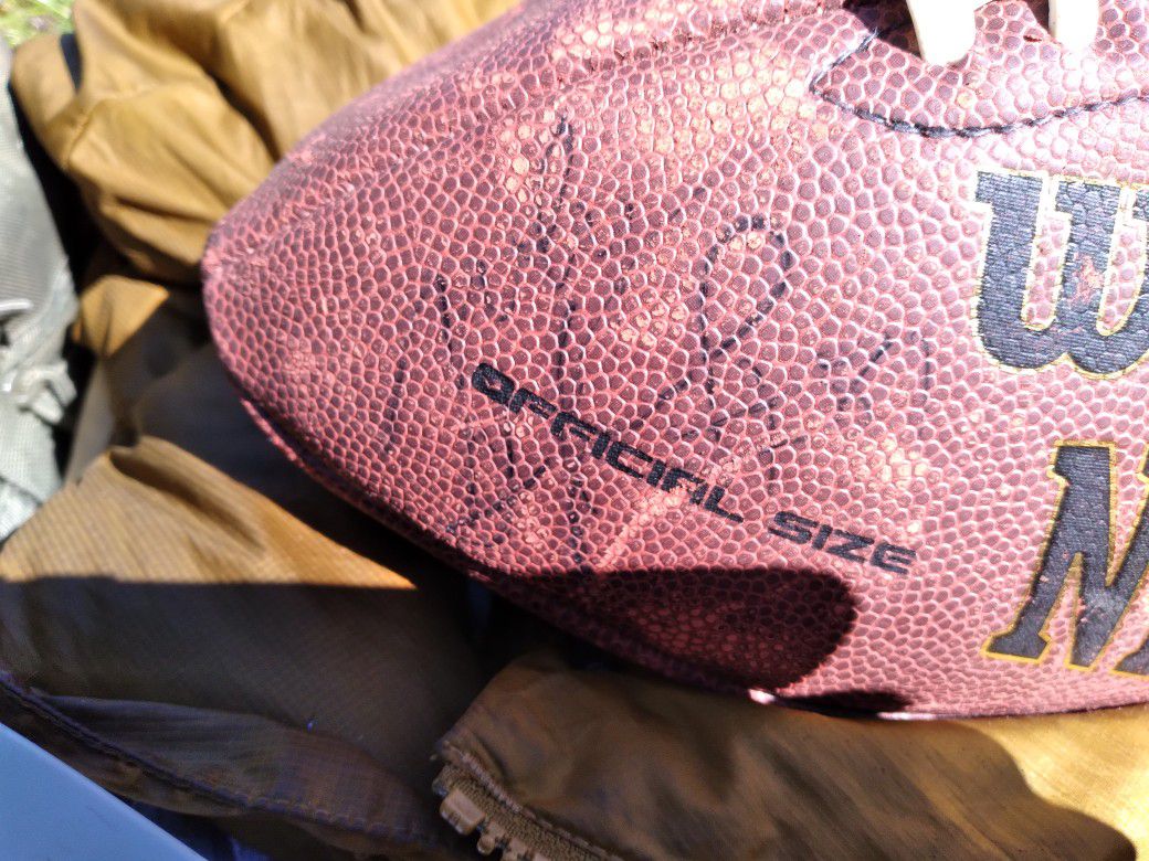 Signed Football Don't Know Who Signed It It's Official Football From The Game