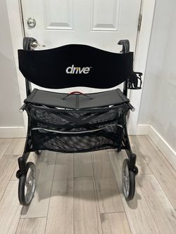 adult rollator walker 23 inches wide seat